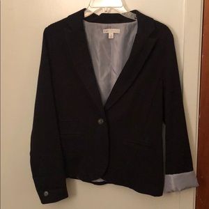 Black Cato blazer with striped lining